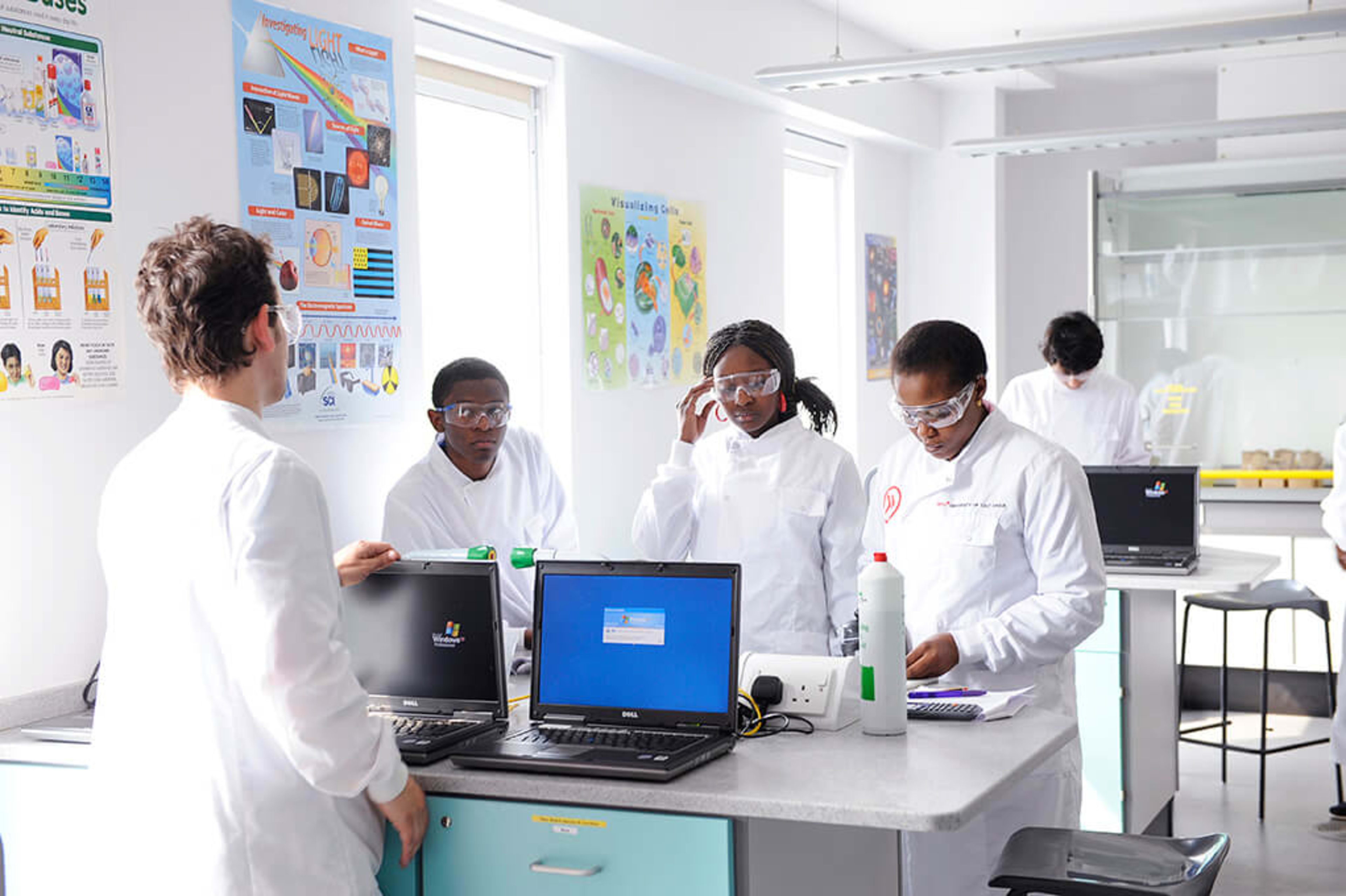 The INTO Centre has the same high quality equipment in its science labs as UEA