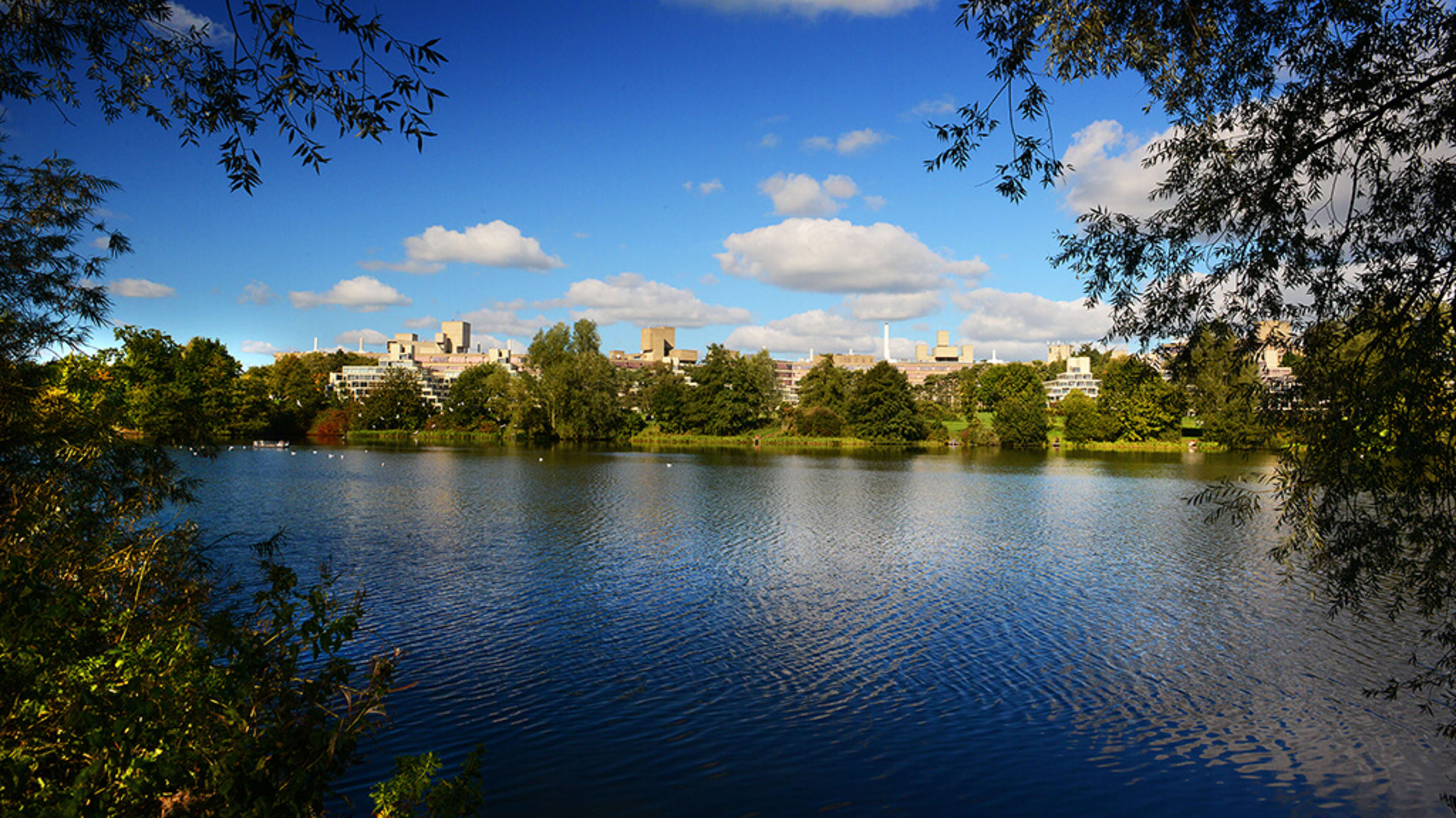 View of the Broad at the University of East Anglia
