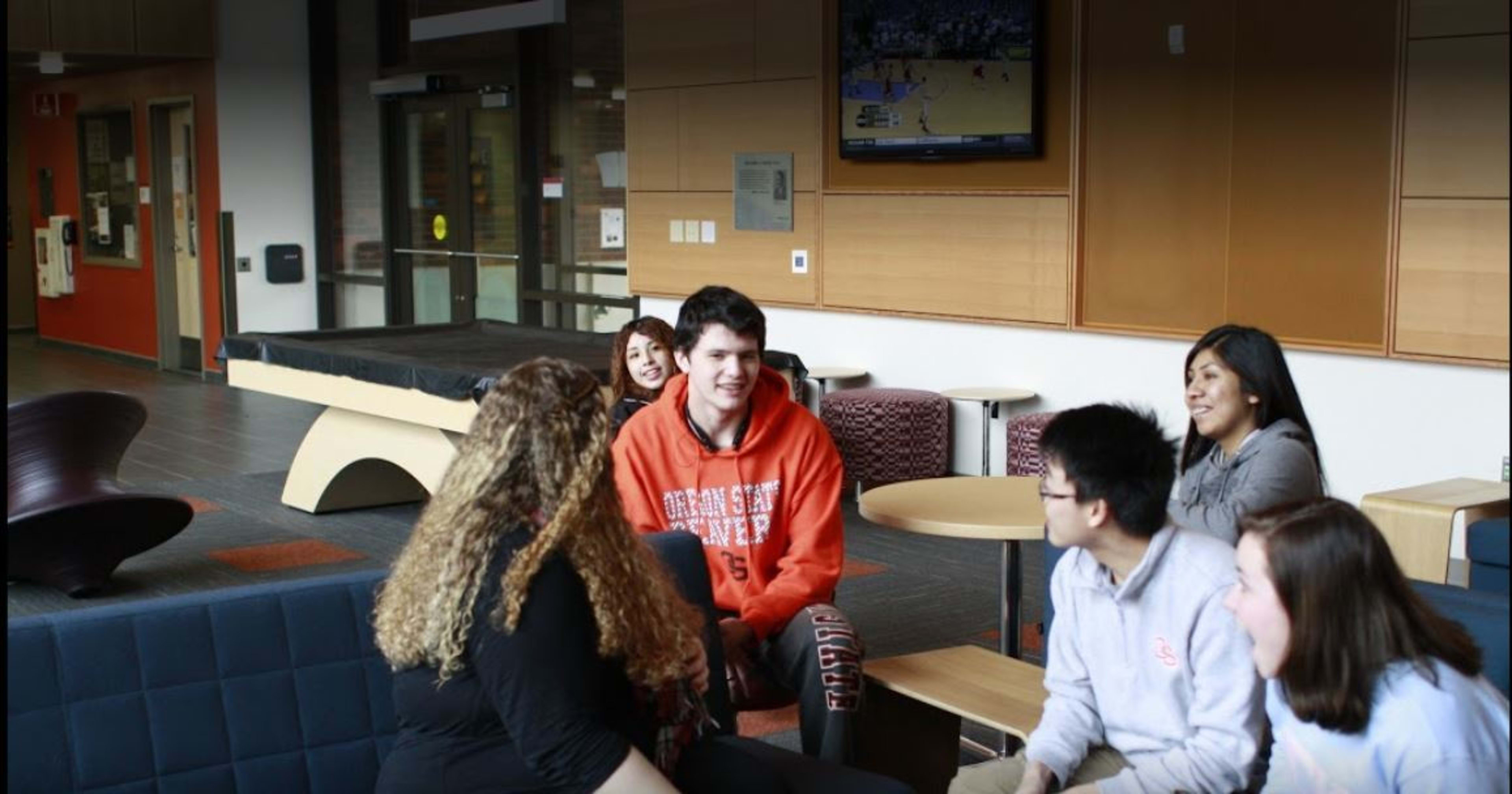 Tebeau Hall residence hall accommodation Interior at Oregon State University