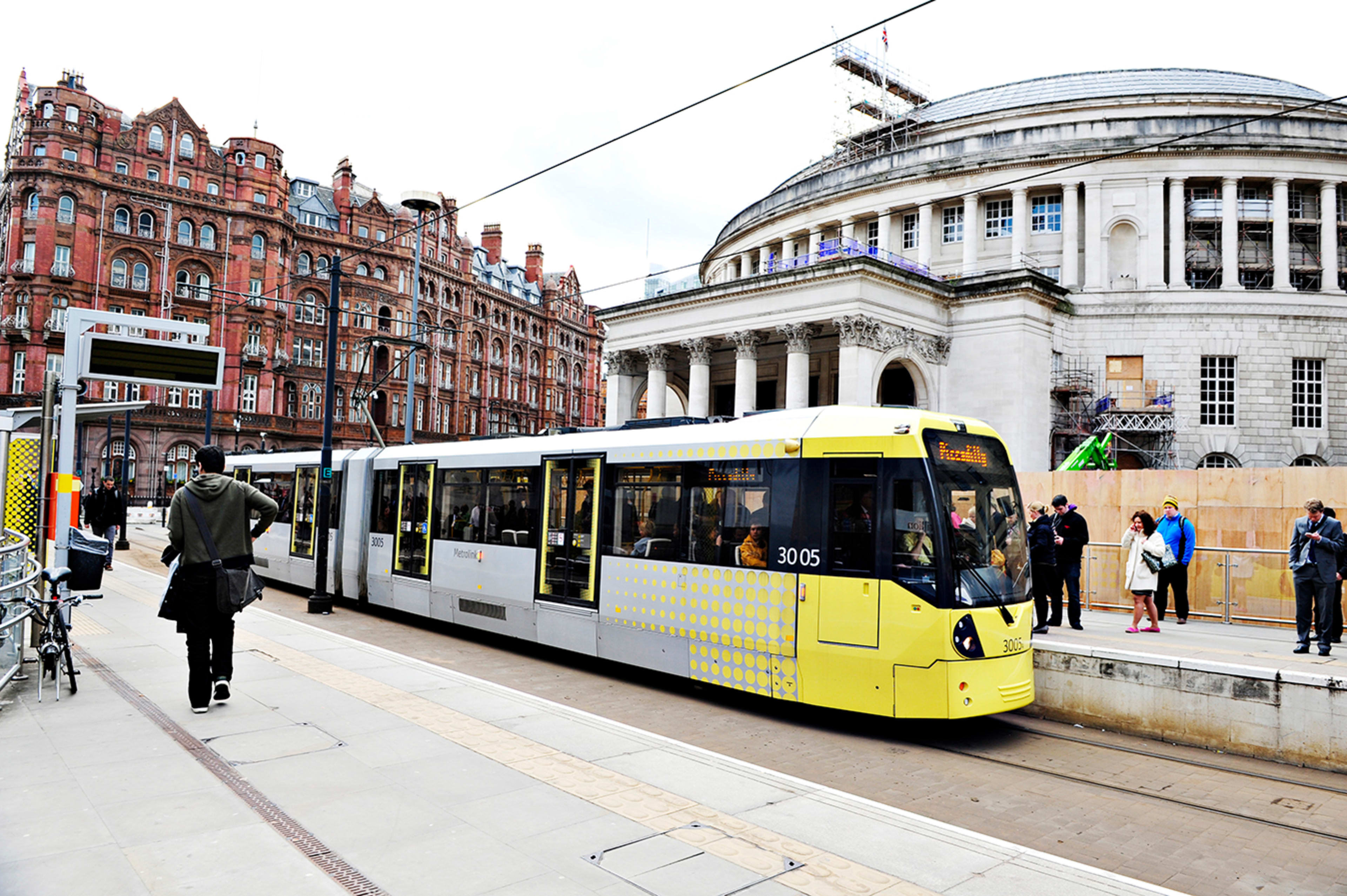 Manchester's convenient tram network