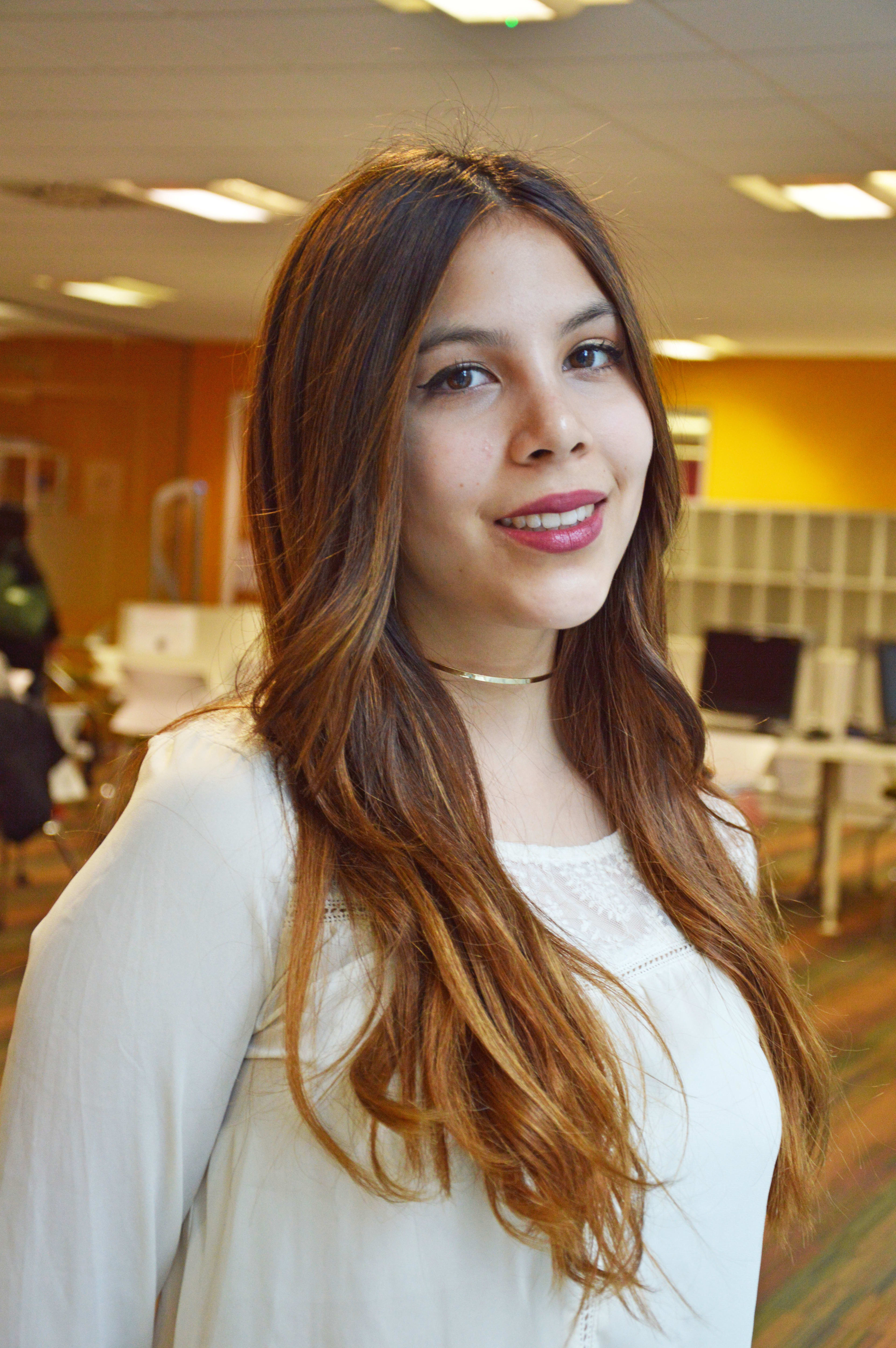 Photo of international student Gabriella at INTO London