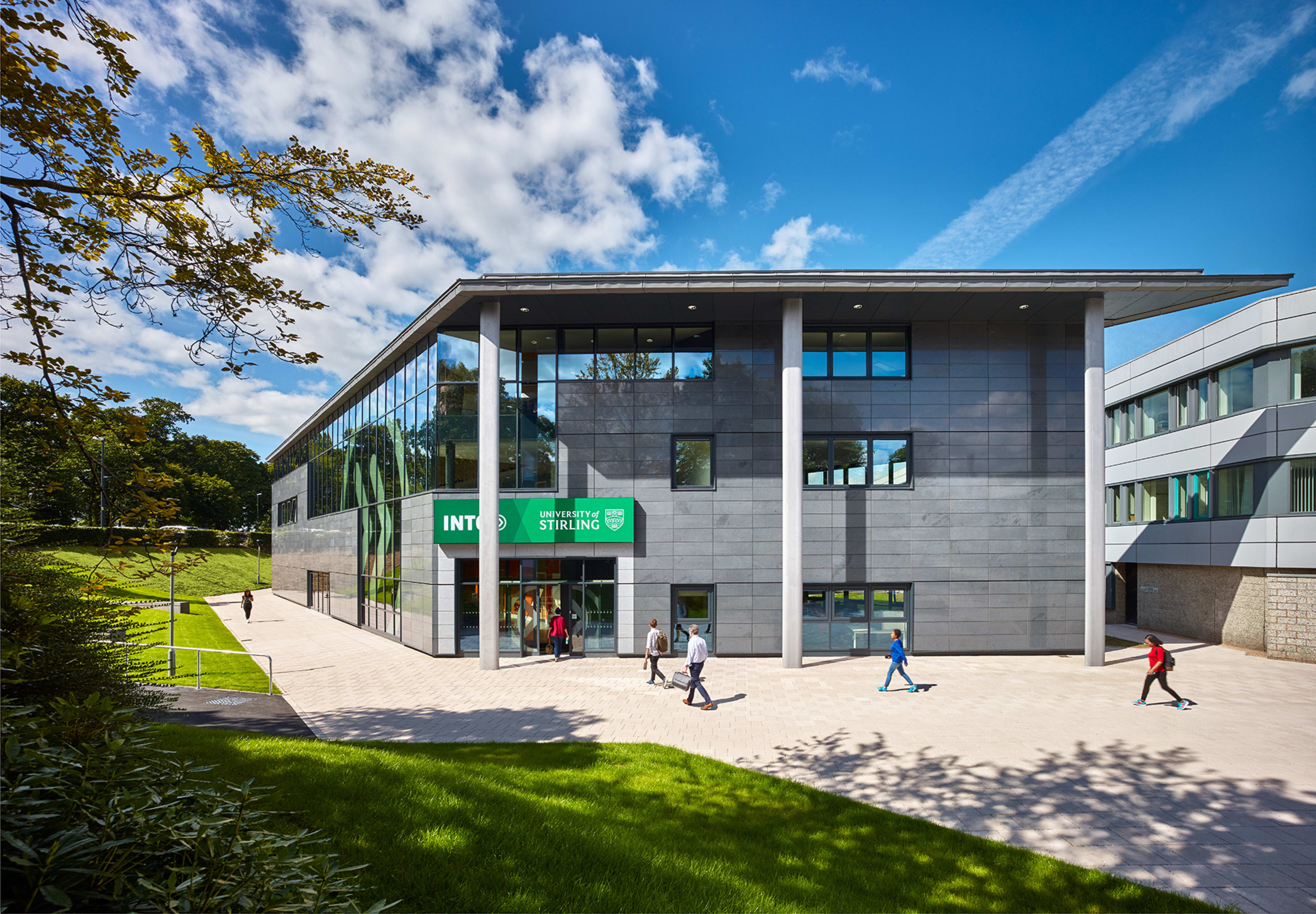 INTO University of Stirling Study Centre Main Entrance