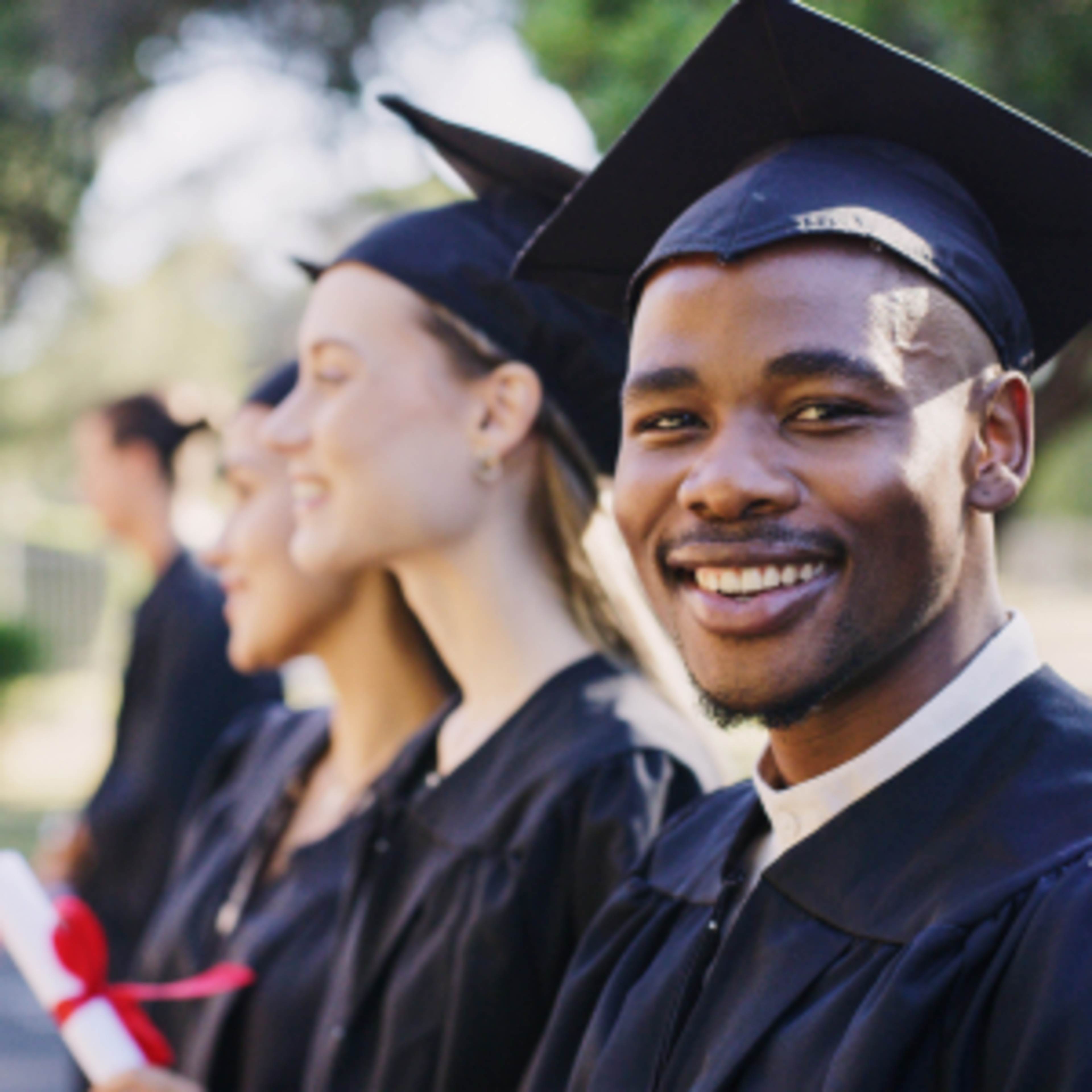 Image of students at graduation