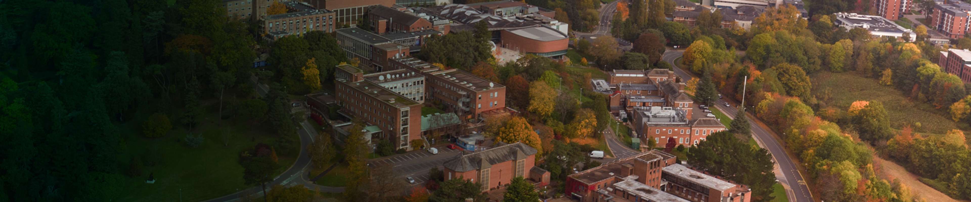 University of Exeter aerial shot