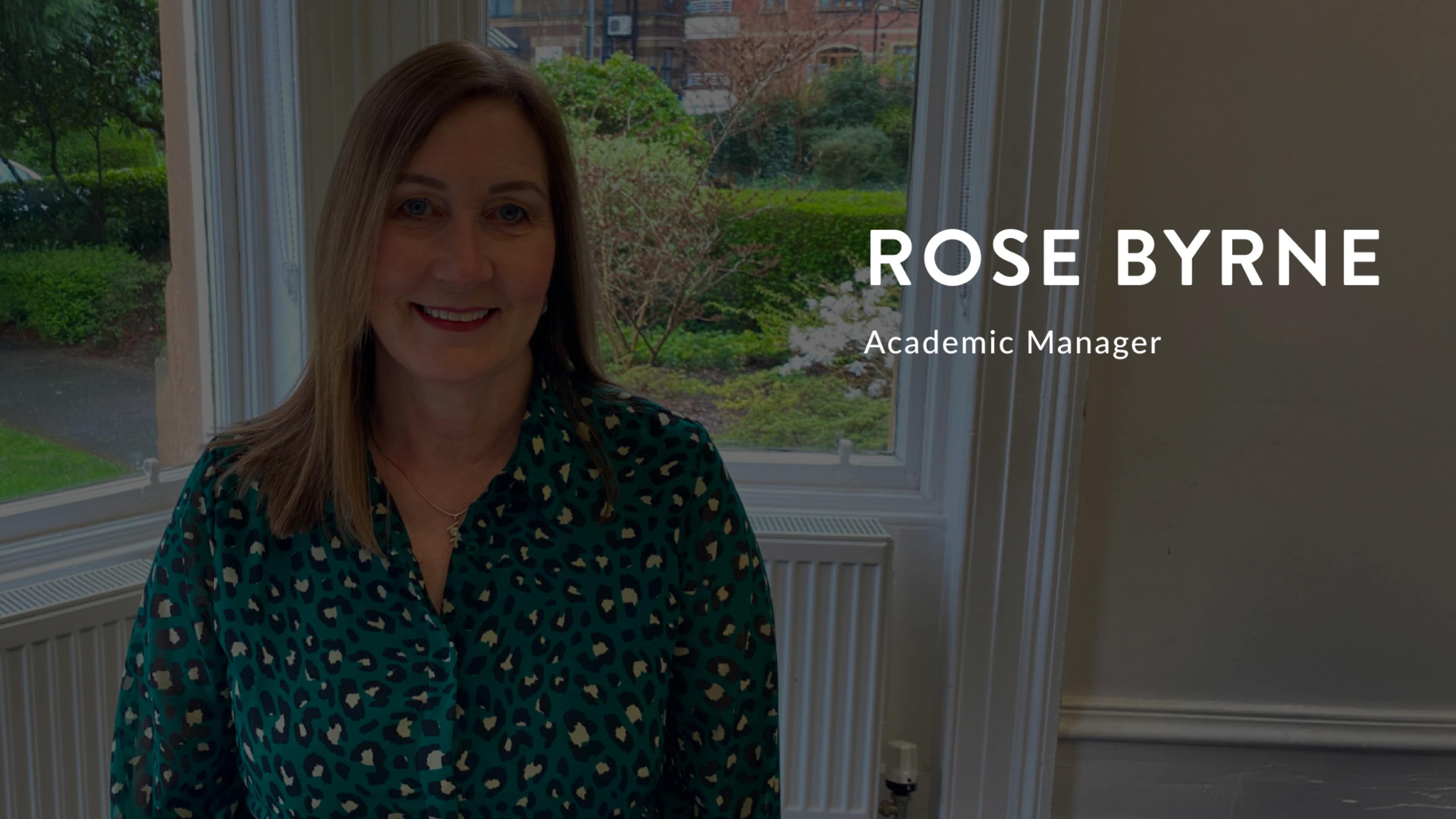 Rose Byrne Academic Manager