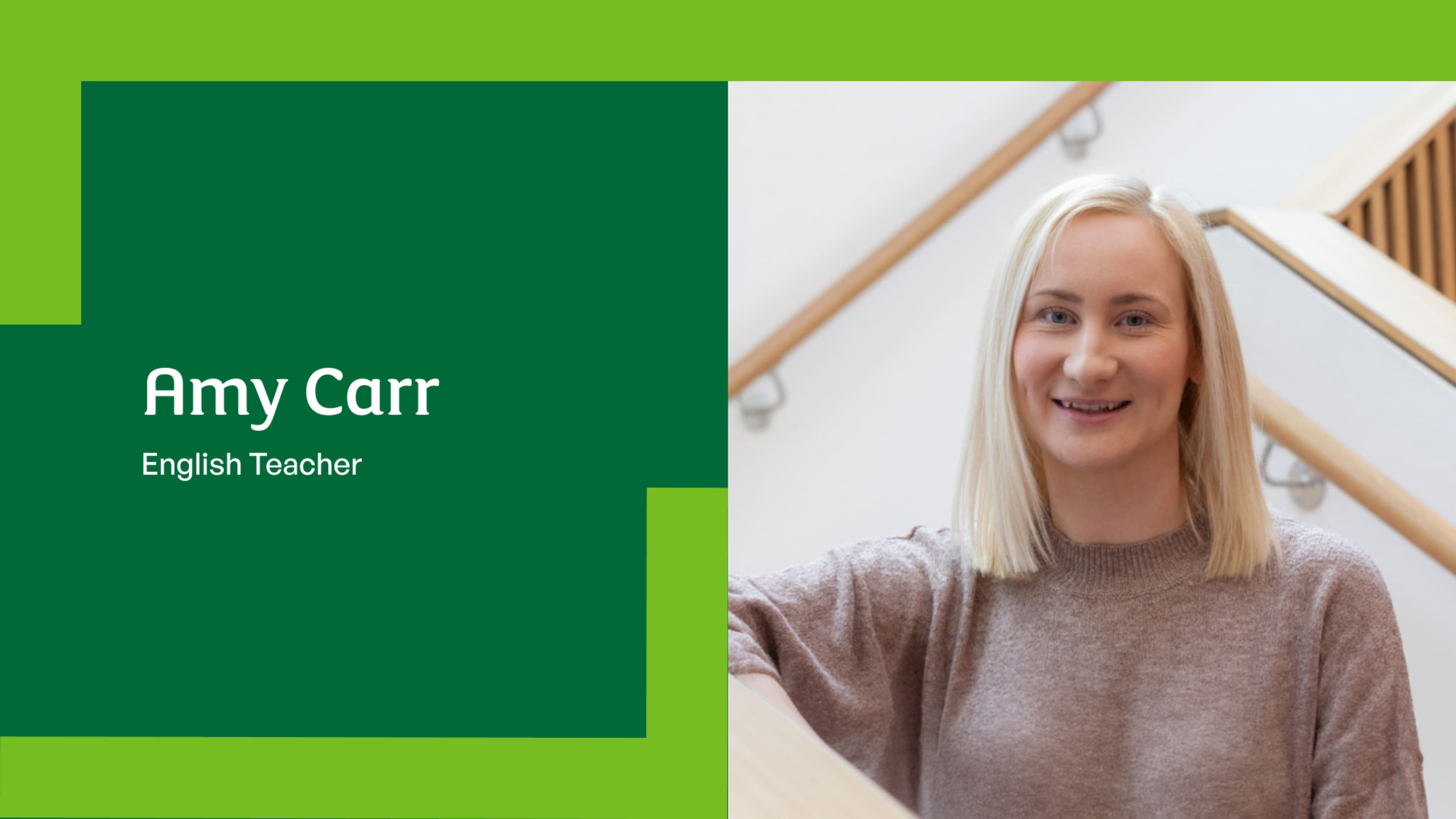 Amy Carr English Teacher