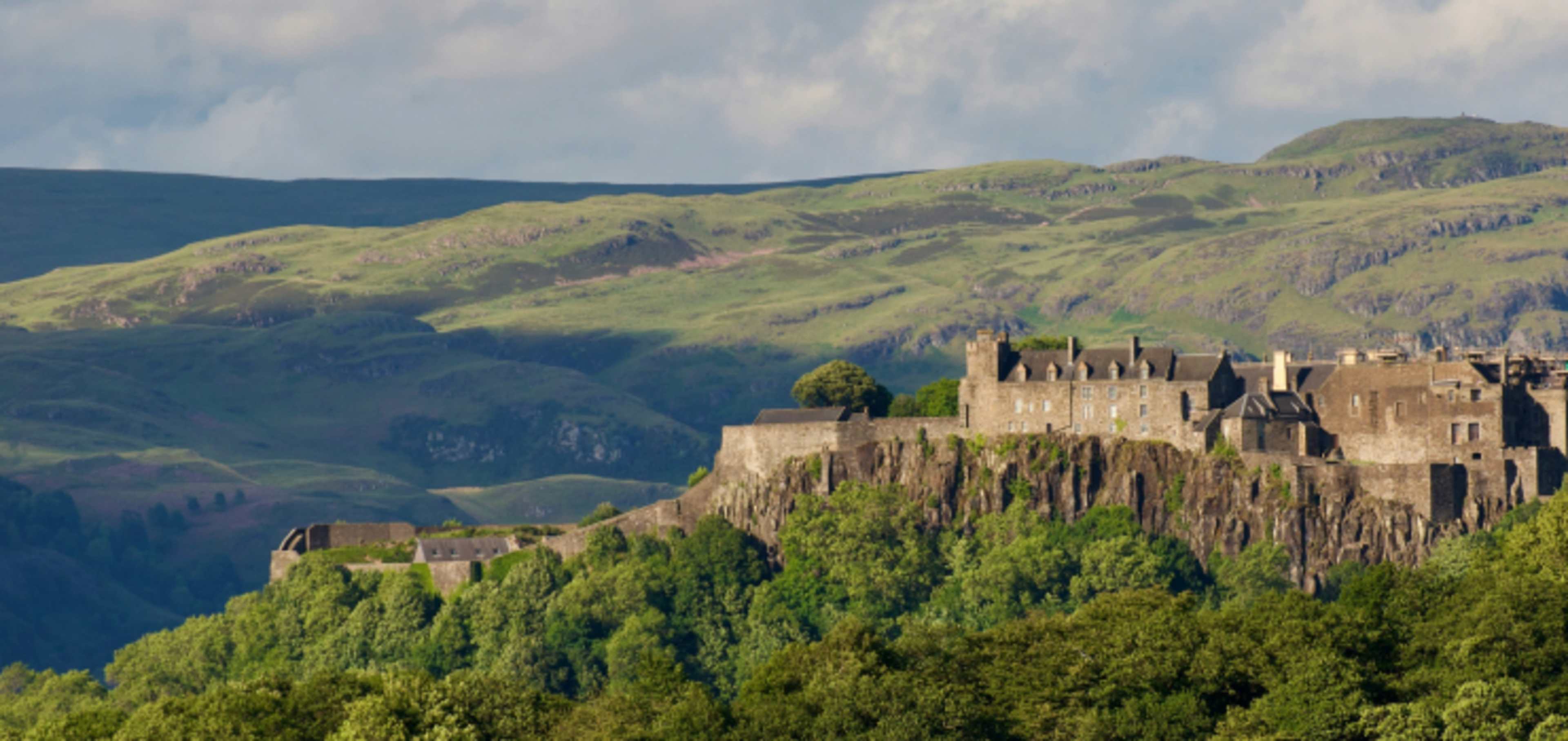View of Stirling landscape and architecture