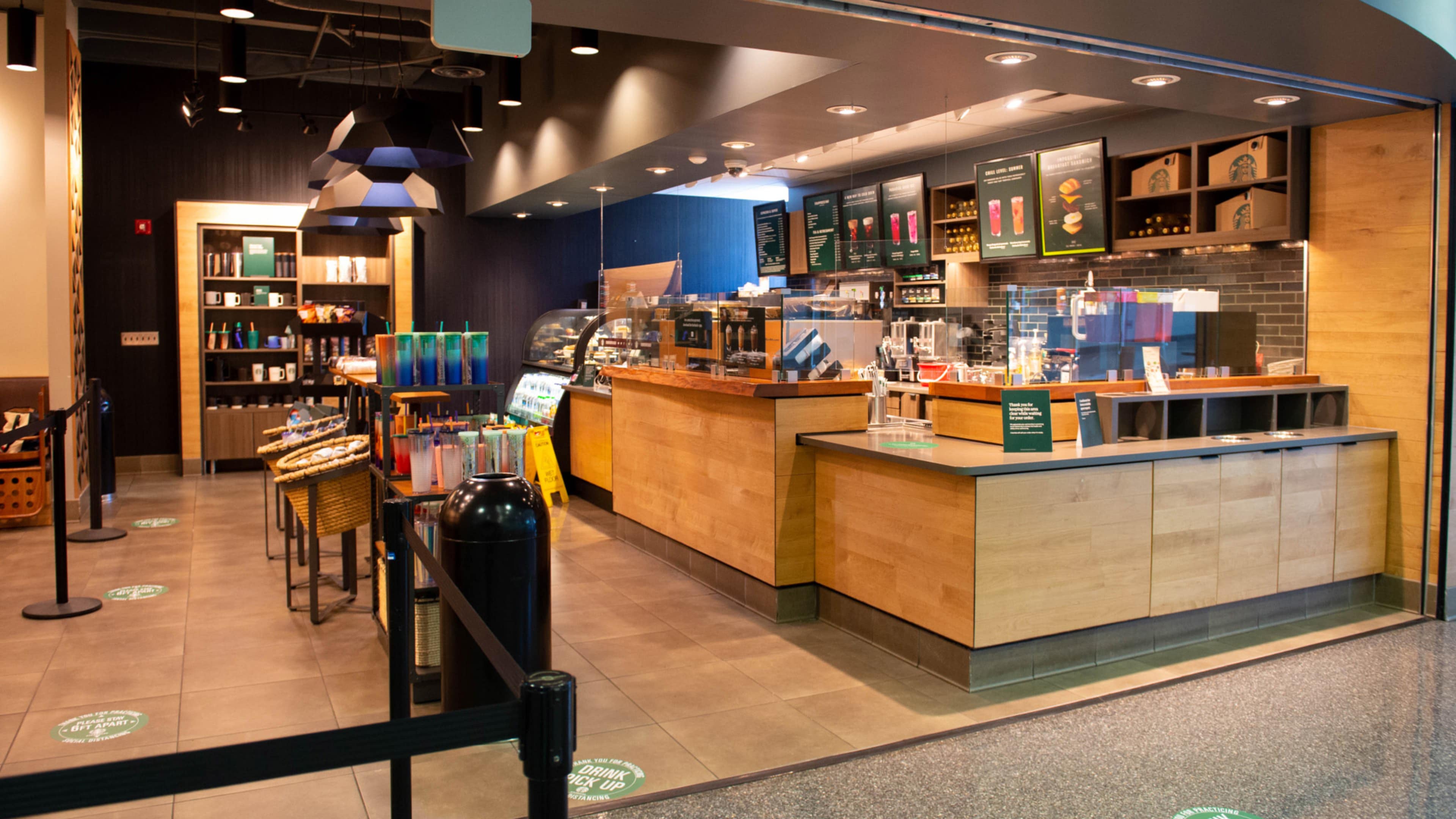 On campus cafe