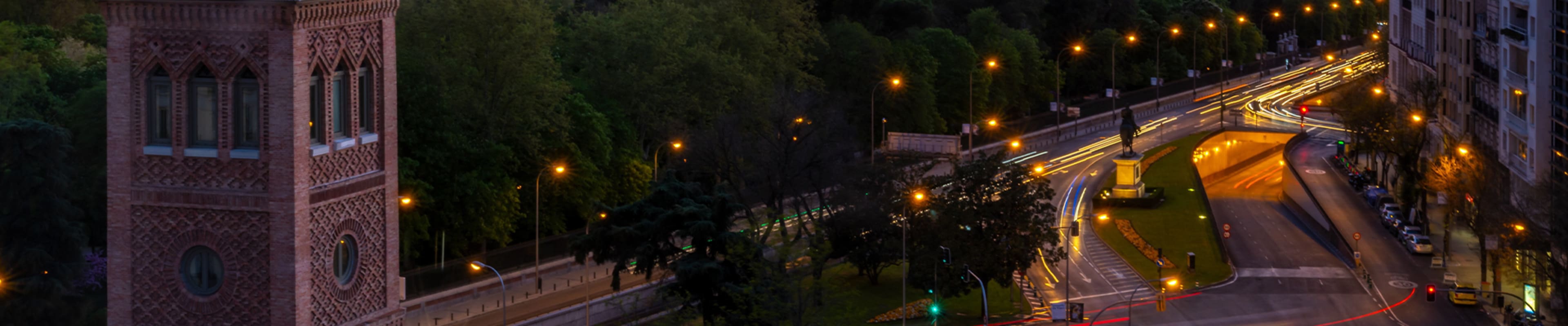 Cenital shot of Madrid