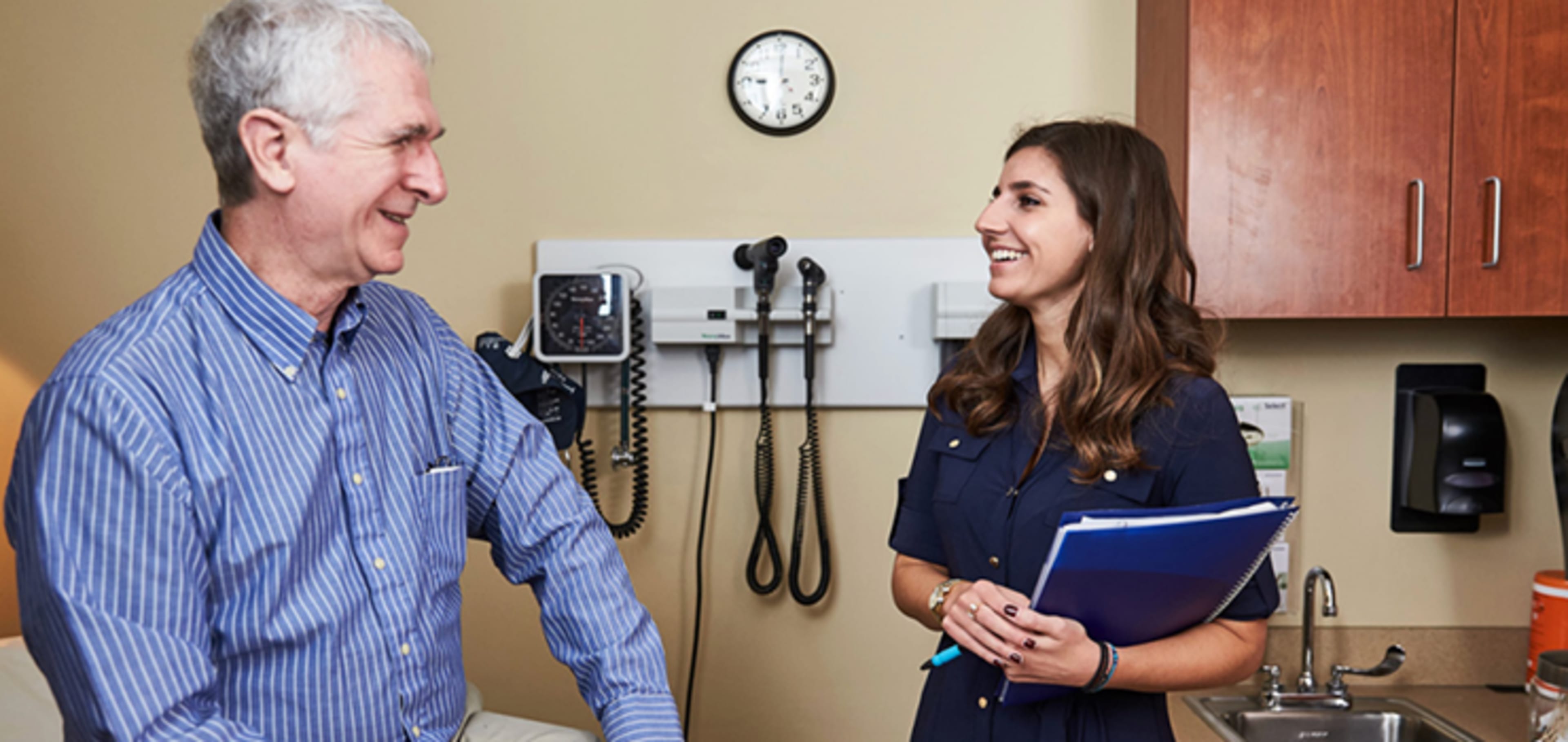 A group of students having a chat