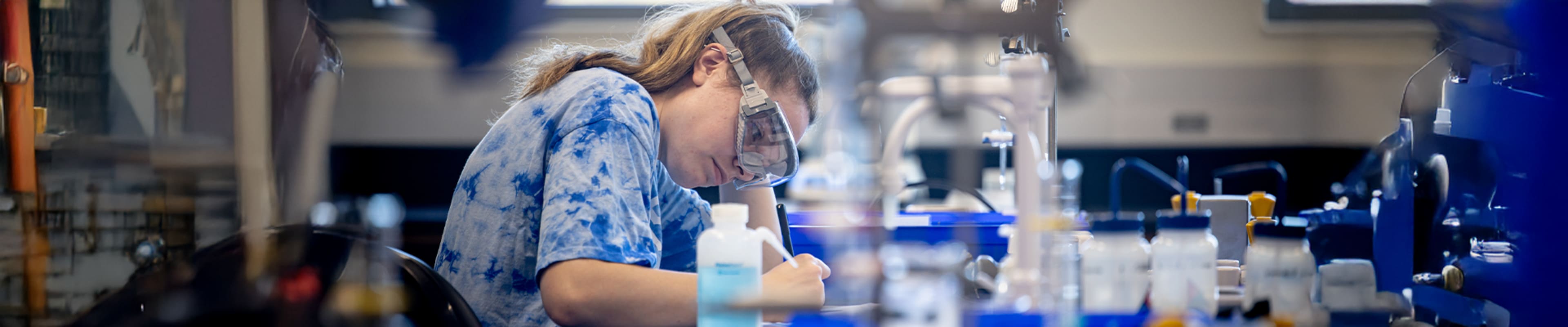 Campus shot with people walking around